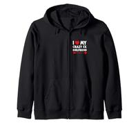 I Love My Crazy Ex Girlfriend - Día de San Valentín Divertido Sudadera con Capucha