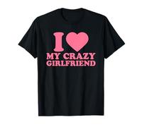 I Love My Crazy Girlfriend · I Heart My GF Valentines Day Camiseta