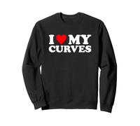 I Love My Curves, I Heart My Curves Sudadera
