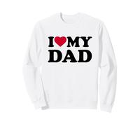 I Love My Dad Heart Grandpa Family Sudadera