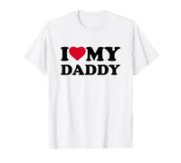I Love My Daddy Family Heart Camiseta