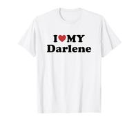 I Love My Darlene Nombre Conjunto Pareja Camiseta