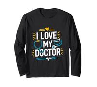 I Love My Doctor Estetoscopio Heartbeat Art Manga Larga