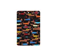 I Love My Dog Dachshunds - Ambientadores de coche con diseño de perro salchicha impreso, 10 unidades, para hojas colgantes perfumadas para baño con cuerda