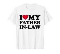 I Love My Father-In-Law Family Heart Camiseta