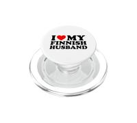 I Love My Finnish Husband PopSockets PopGrip para MagSafe