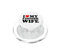 I Love My Finnish Wife PopSockets PopGrip para MagSafe