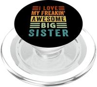 I Love My Freakin' Awesome Big Sister - Familia PopSockets PopGrip para MagSafe