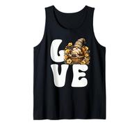 I Love My Frenchie Dad Gnome Graphic For French Bulldog Mom Camiseta sin Mangas