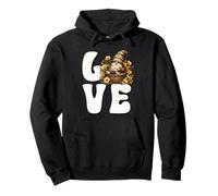 I Love My Frenchie Dad Gnome Graphic For French Bulldog Mom Sudadera con Capucha