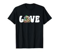 I Love My Frenchie Xmas Graphic For Mom with Christmas Vibes Camiseta