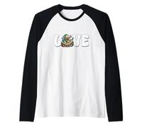 I Love My Frenchie Xmas Graphic For Mom with Christmas Vibes Camiseta Manga Raglan