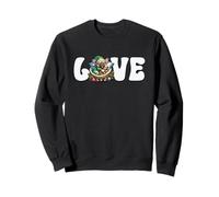 I Love My Frenchie Xmas Graphic For Mom with Christmas Vibes Sudadera
