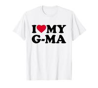 I Love My G-Ma Heart Grandma Family GMa Camiseta