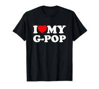 I Love My G-Pop Heart Family Grandpa GPop Camiseta