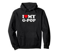 I Love My G-Pop Heart Family Grandpa GPop Sudadera con Capucha