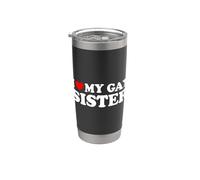 I Love My Gay Sister Vaso térmico de acero inoxidable de doble pared