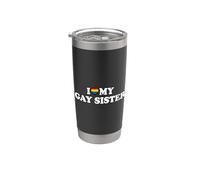 I Love My Gay Sister Vaso térmico de acero inoxidable de doble pared