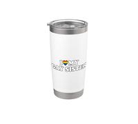 I Love My Gay Sister Vaso térmico de acero inoxidable de doble pared