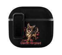 I Love My German Shepherd - Funda protectora compatible con AirPods 4 PC