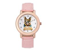 I Love My German Shepherd - Reloj de pulsera para mujer, correa suave, regalo para cumpleaños, día de San Valentín