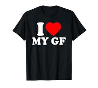I Love My GF, I Heart My Beautiful Girlfriend Valentines Day Camiseta