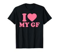 I Love My GF, I Heart My Beautiful Girlfriend Valentines Day Camiseta