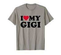 I Love My Gigi Heart Grandma Family Camiseta