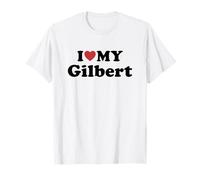 I Love My Gilbert Nombre Conjunto Pareja Camiseta