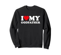 I Love My Godfather Heart Family Grandpa Sudadera