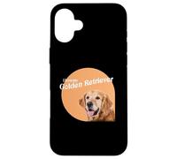 I Love My Golden Retriever - Amantes de los Perros Estilo Retro Carcasa para iPhone 16 Plus