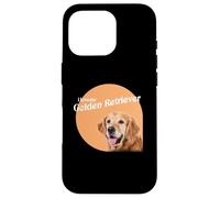 I Love My Golden Retriever - Amantes de los Perros Estilo Retro Carcasa para iPhone 16 Pro