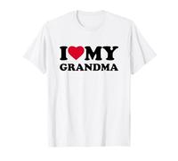 I Love My Grandma Family Heart Camiseta