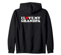 I Love My Grandpa Sudadera con Capucha