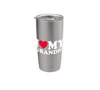 I Love My Grandpa Vaso térmico de acero inoxidable de doble pared