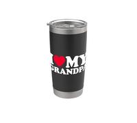 I Love My Grandpa Vaso térmico de acero inoxidable de doble pared