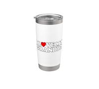 I Love My Grandpa Vaso térmico de acero inoxidable de doble pared