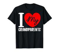 I Love My Grandparents Happy Grandparents Day Nietos Niños Camiseta