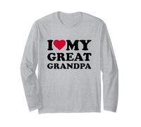 I Love My Great Grandpa Family Heart Manga Larga