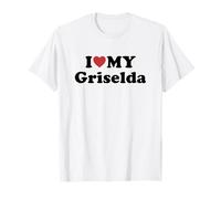 I Love My Griselda Nombre Conjunto Pareja Camiseta