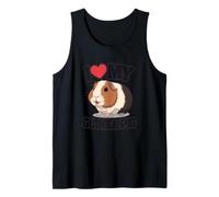I Love My Guinea Pig Cute Pet Roedor Amante Piggie Wheek Camiseta sin Mangas