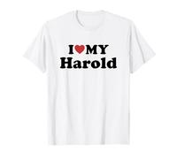 I Love My Harold Nombre Conjunto Pareja Camiseta