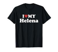 I Love My Helena Nombre Conjunto Pareja Camiseta