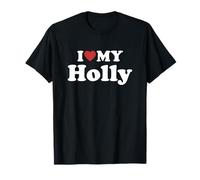 I Love My Holly Nombre Conjunto Pareja Camiseta