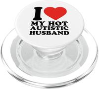 I Love My Hot Autistic Husband Conciencia sobre el Autismo PopSockets PopGrip para MagSafe