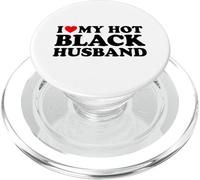 I Love My Hot Black Husband PopSockets PopGrip para MagSafe