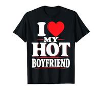 I Love My Hot Boyfriend Camiseta gráfica económica
