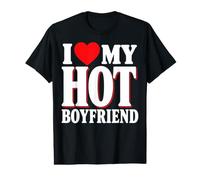 I Love My Hot Boyfriend Camiseta gráfica económica