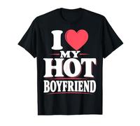 I Love My Hot Boyfriend Camiseta gráfica económica