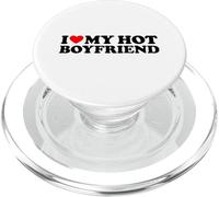 I Love My Hot Boyfriend PopSockets PopGrip para MagSafe